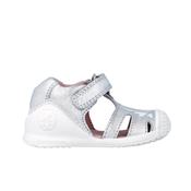 Biomecanics Plata Toddler Girls Sandal - Silver