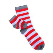 Polly &amp; Andy Bamboo Seamless Socks - Red &amp; White