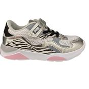 Primigi Girls Runner - White/Silver/Black image