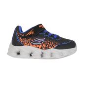 Skechers Lights Vortex-Zorento Jr Boys Runner - Blck/ Blue/ Orange image