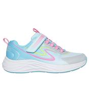 Skechers Go Run Accelerate Girls Runner - Light Blue/Multi