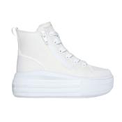 Skechers Hyperlift Girls Runner - White