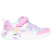 Skechers Magical Collection Wishful Magic Girls Runners - Pink/Turquoise