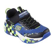Skechers Mega Craft Boys Runner - Blk/ Blue/ Lime