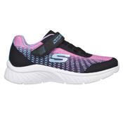 Skechers Microspec Plus Disco Dreaming Girls Runner - Black/Multi