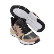 Skechers Sleek Shines Girls Runner - Rose Gold/Black