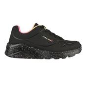 Skechers Uno Lite-Rainbow Specks Girls Runner - Black