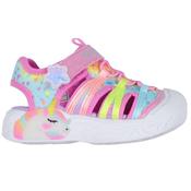 Skechers S-Lights Unicorn Dreams Explorer Girls Sandals image