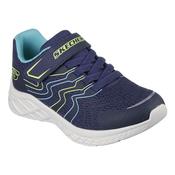 Skechers Microspec II-Tromson Boys Runner - Navy/Lime
