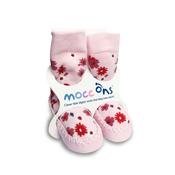 Mocc Ons Slipper Socks -Pink Ditsy Floral image