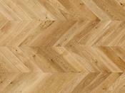 Barista Crema Oak Brushed Matt Varnished Chevron 110mm