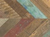 Chevron Historic Reclaimed Charleston Pine Unfinished 90mm