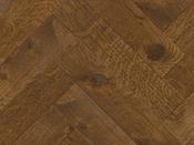 Herringbone Oak Lille Stained Brushed Hardwax Oil Matt Varnished 90mm