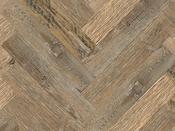 Herringbone Historic Reclaimed Boston Oak Weathered Natural Oiled 115mm
