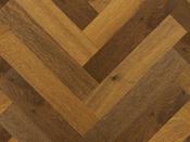 Herringbone Oak Morrison Smoked Brushed Matt Varnished 90mm