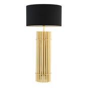 Table Lamp Reef (Polished brass / Including black shade)
