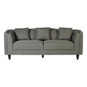 Feya 3 Seat Grey Fabric Sofa image
