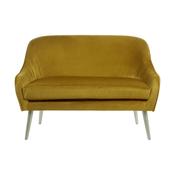 Louxor Mustard Velvet Sofa image