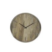 Clock wood-antique bronze