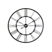 Large Black and Silver Iron Skeleton Clock image