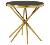 Aerin Abstract Base Round Side Table image