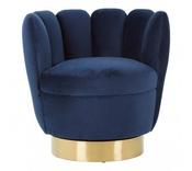 Marlow Blue Velvet Chair image