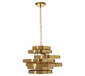 Alana 4 Bulb Gold Finish Pendant Lamp