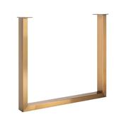 Custom Set of Table Legs Brushed Gold