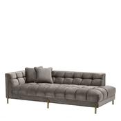 Lounge Sofa Sienna Left - Grey Velvet image