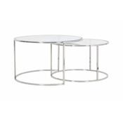 Eic Coffee Table Set of 2 - Silver