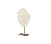 (White Faux Coral on Stand Small)