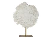 (White Faux Coral on Stand Extra Large)
