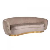Weston Velvet Sofa - Nougat image