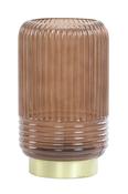 Table Lamp LED - Dark Brown Glass image