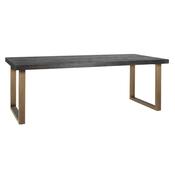 Dining Table Blackbone Brass 220cm x 100cm image