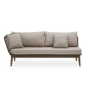 Oslo Grey Chaise Longue