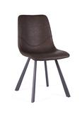 Taupe PU Leather Dining Chair