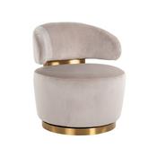 Swivel Chair - Khaki Velvet image
