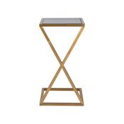 Sofa Table Brushed Gold &amp;amp; Glass image