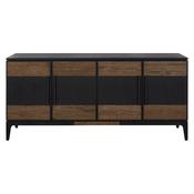 Selina Two-Tone Oak 4 Door Sideboard image