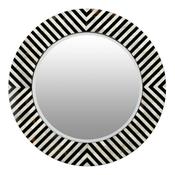 Shell Pattern Round Wall Mirror - 100 cm image