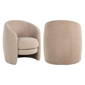 Occasional Chair in Furry Sand - Flora Range