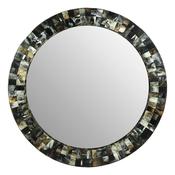 Mosaic Wall Mirror - Antique Green image