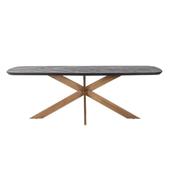 Harley Dark Oak Dining Table - 230cm image