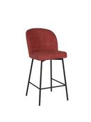 Cara Coral Fabric Counter Stool - Seat Height 65cm image