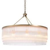 Chandelier Hector L - Light Brushed Brass Finish