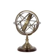 Antique Brass Globe - Large