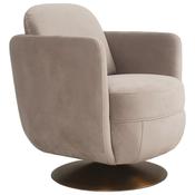 Swivel Easy Chair - Khaki Velvet image