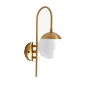 Marcel Glass &amp;amp; Gold Wall Light