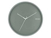 Round Metal Wall Clock Green - Ø40cm image